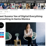 screenshot of VoyageLA article about Susana Yee Digital Everything Consulting