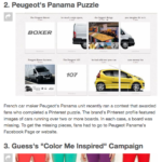 screenshot of full Mashable article of best Pinterest Marketing Campaigns including GUESS jeans Color Me Inspired created by Digital Everything