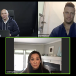 Virtual video meeting with Susana Yee and clients regarding marketing